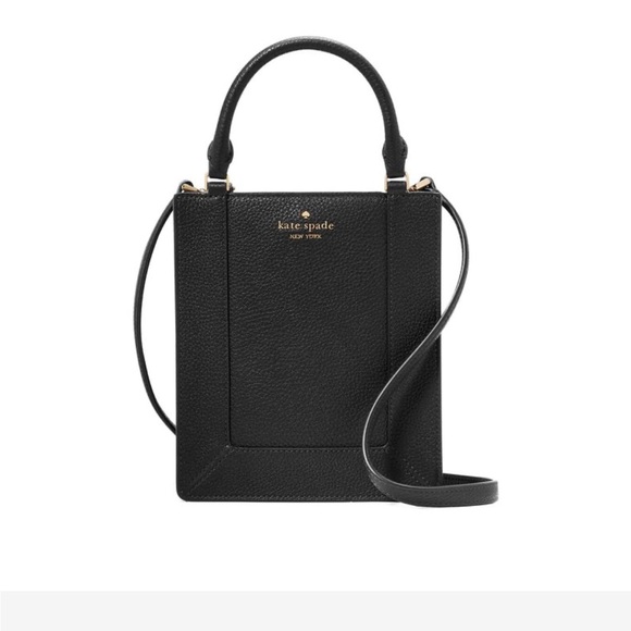 kate spade Handbags - Kate Spade   Elegant Black Crossbody Bag Tote City Bag Peddle leather I